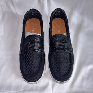 Black Casual Women's Boat Shoes